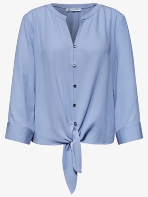Blusa Street One Splitneck Blue 346641 17501 - Imagen 1