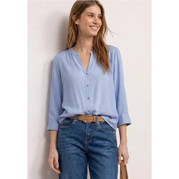 Blusa Street One Splitneck Blue 346641 17501 - Imagen 2