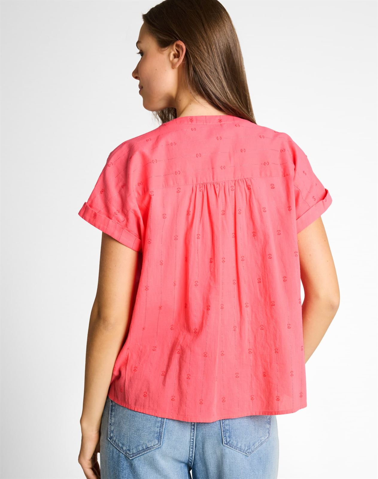 Blusa Tom Tailor One With Dobby 1049807 40029 - Imagen 2