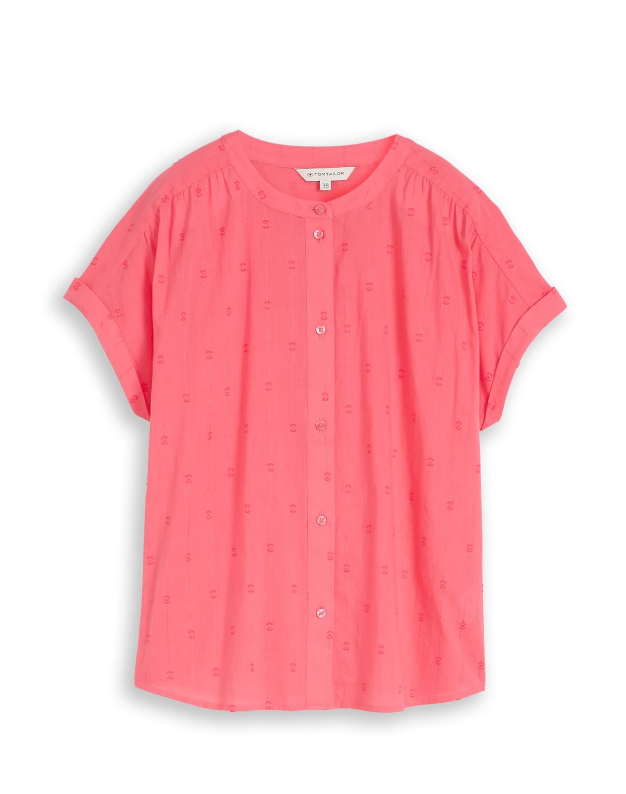 Blusa Tom Tailor One With Dobby 1049807 40029 - Imagen 5