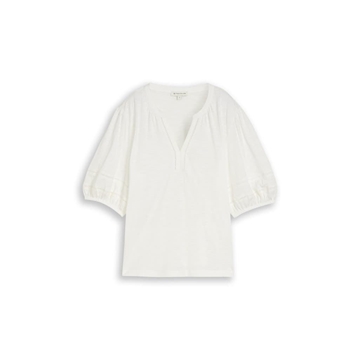 Blusa Tom Tailor Whisper White 1051206 10315 - Imagen 1