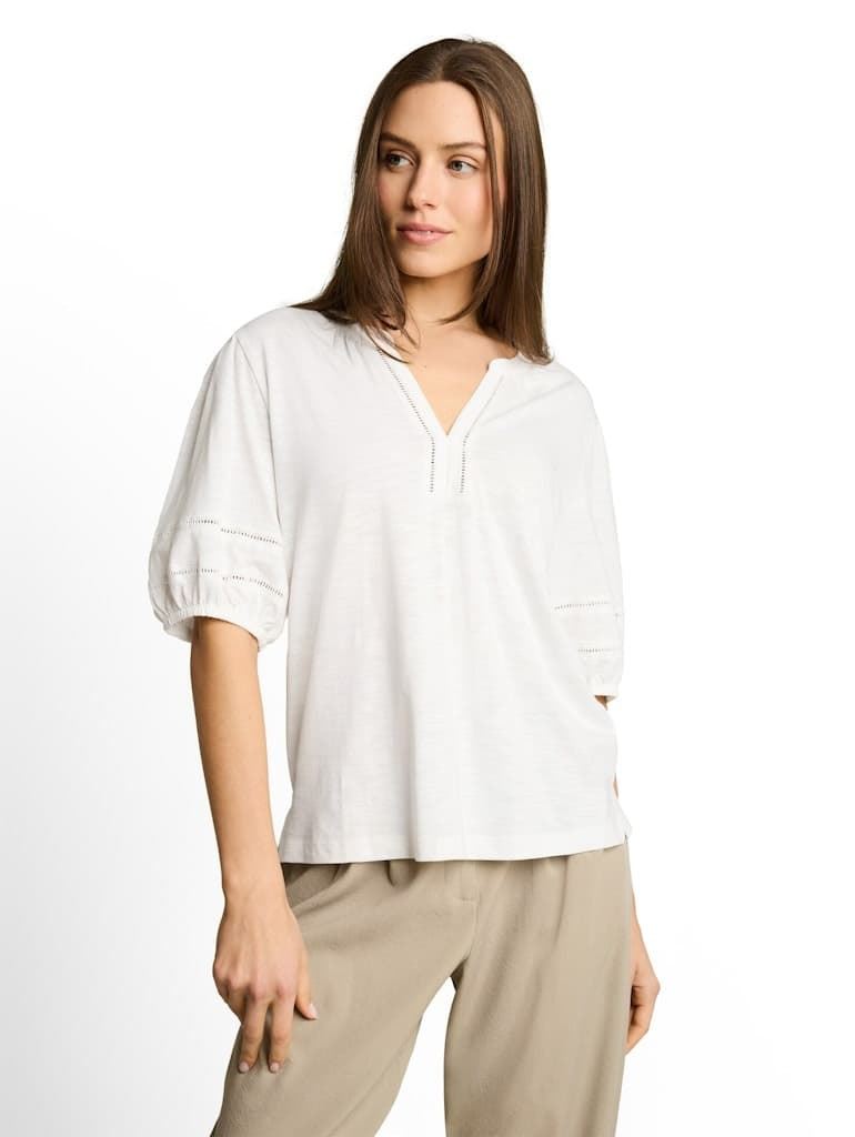 Blusa Tom Tailor Whisper White 1051206 10315 - Imagen 2