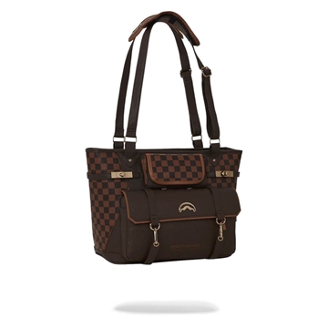 Bolsa Sprayground Brown Checkered Specialops Teddy Bear 910T5722NSZ - Imagen 1