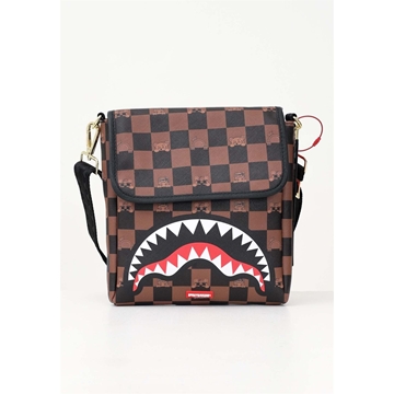Bolsa Sprayground Peeking Character Check Messenger Sling 910B7505NSZ - Imagen 1