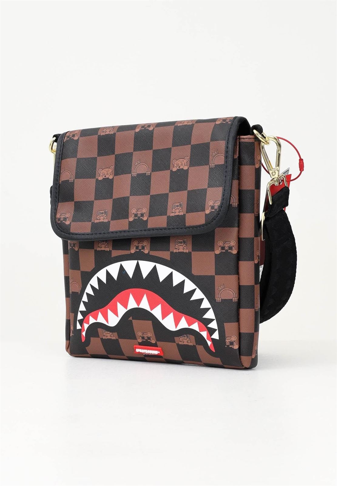 Bolsa Sprayground Peeking Character Check Messenger Sling 910B7505NSZ - Imagen 2