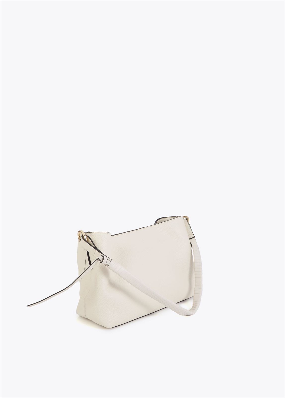 Bolso Bandolera Efecto Piel Crudo Lola Casademunt KS2604009 - Imagen 4