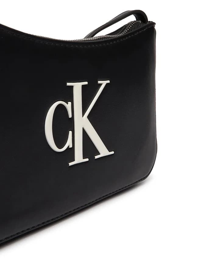 Bolso Calvin Klein LV04F1125G 3L2 BOLD CK MINI BAG Black/white - Imagen 2