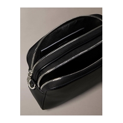 Bolso Calvin Klein LV04F1125G 3L2 WEBBING DOUBLE STRAP ck black//shiny nickel - Imagen 2