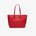 Bolso Lacoste NF1888PO 883 L Shopping bag red - Imagen 1