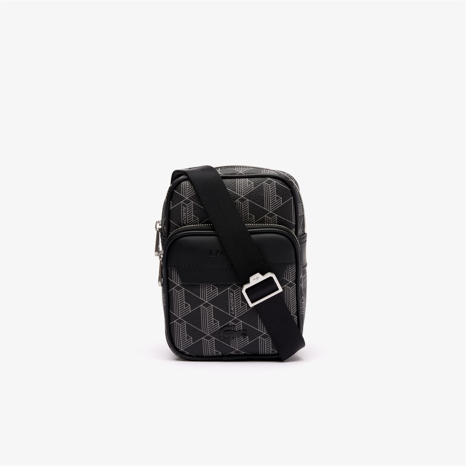 Bolso Lacoste NH4409LX H45 monogram noir - Imagen 1