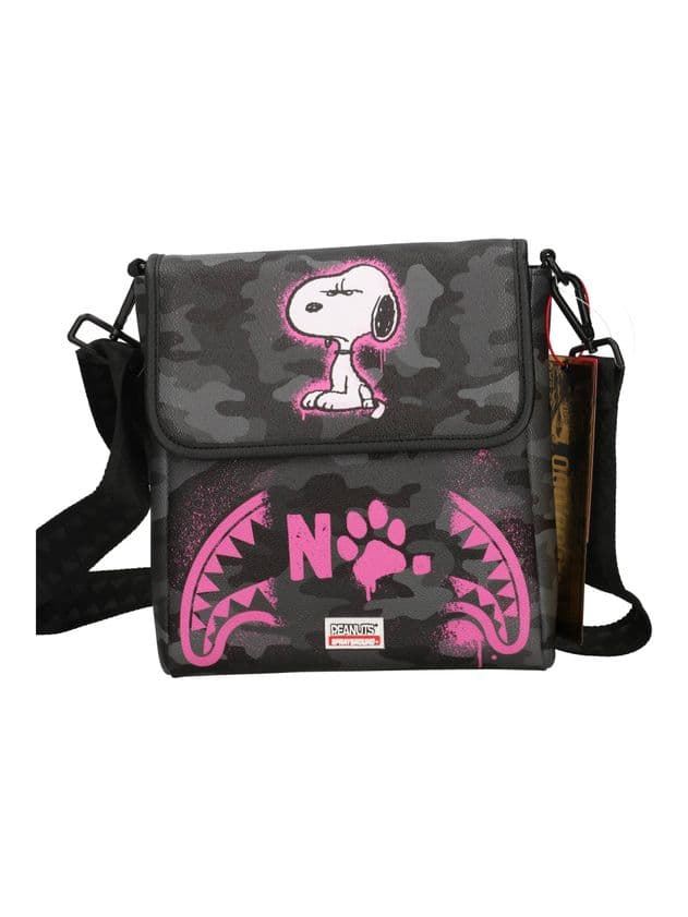 Bolso SPRAYGROUND 910B9000NSZ Snoopy Pink Stencil Messenger Sling - Imagen 1