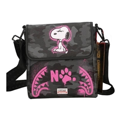 Bolso SPRAYGROUND 910B9000NSZ Snoopy Pink Stencil Messenger Sling - Imagen 1