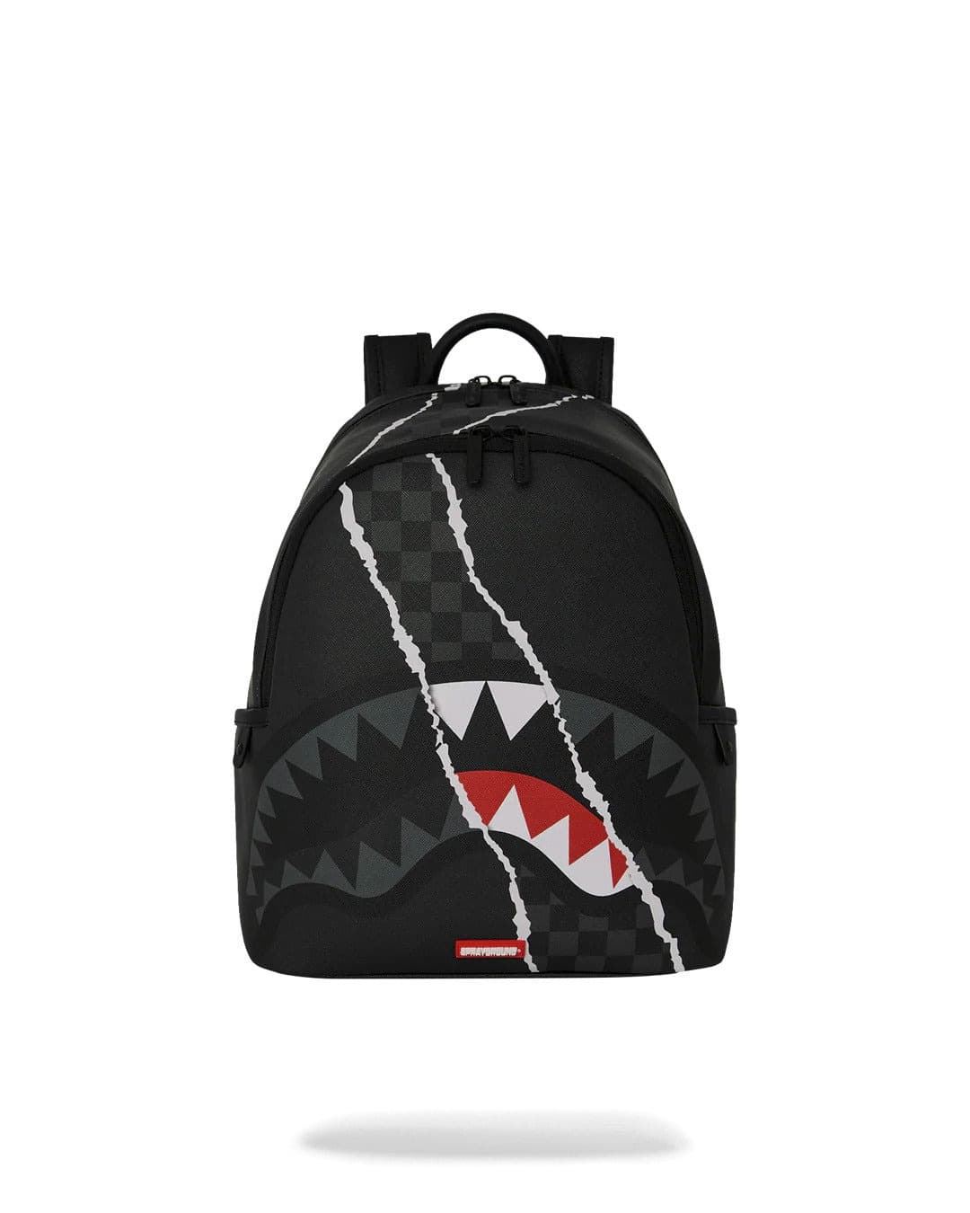 Bolso SPRAYGROUND 910B9347NSZ Center Rip Revealing Gray Check Savage Backpack - Imagen 1