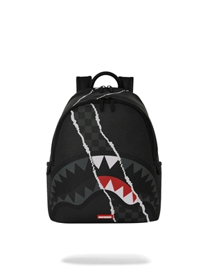 Bolso SPRAYGROUND 910B9347NSZ Center Rip Revealing Gray Check Savage Backpack - Imagen 1