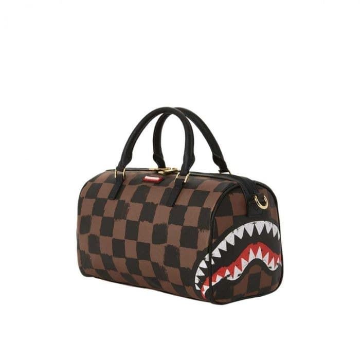 Bolso Sprayground 910D5350NSZ Sharks in paris painted mini duffle - Imagen 2