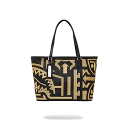 Bolso SPRAYGROUND 910T5567NSZ Ai Tribal Gold Tote - Imagen 1