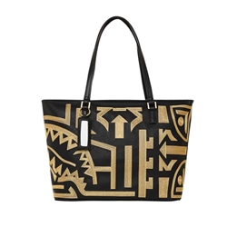 Bolso SPRAYGROUND 910T5567NSZ Ai Tribal Gold Tote - Imagen 1