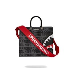 Bolso Sprayground 910T5613NSZ Split Infinity Check Tortuga Tote - Imagen 1