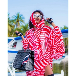 Bolso Sprayground 910T5613NSZ Split Infinity Check Tortuga Tote - Imagen 2