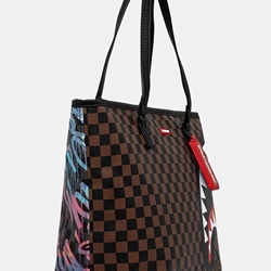 Bolso Sprayground 910T6455NSZ Sharks in Stickers Classic Tote - Imagen 2
