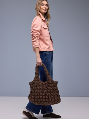 Bolso Street One Padded Solid Brown 580866 17111 - Imagen 1