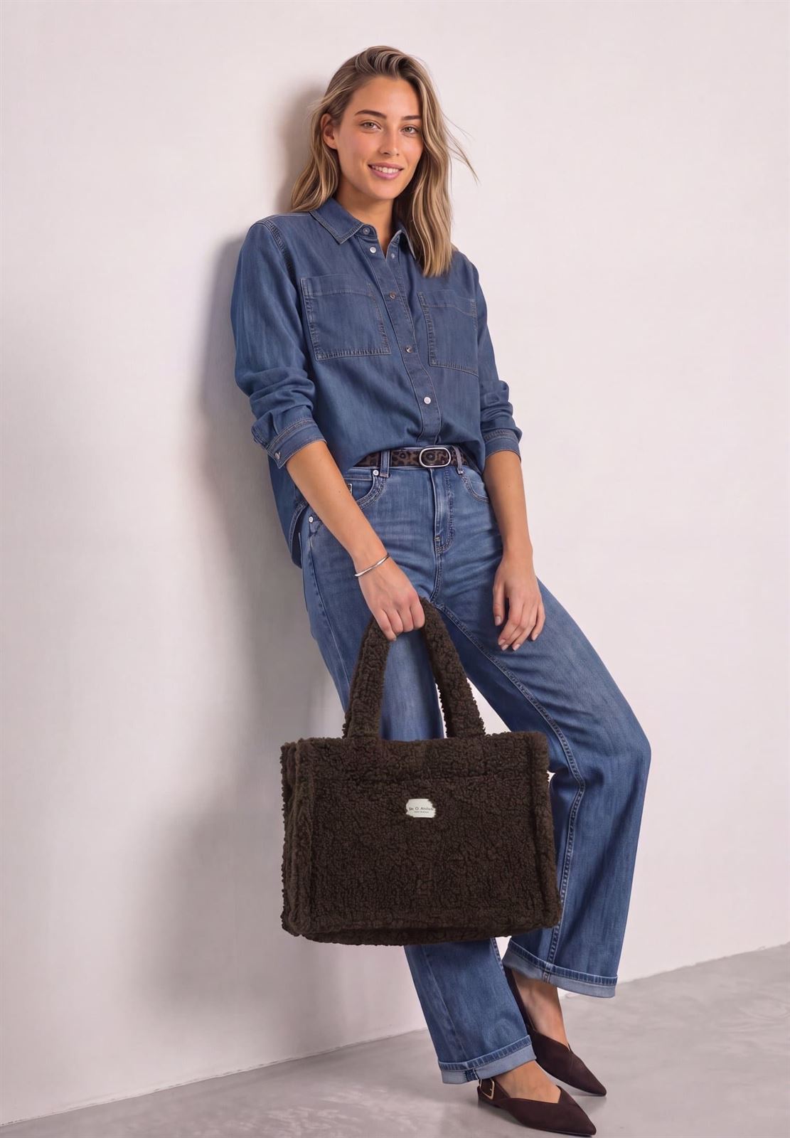 Bolso Street One Teddy Auburn Brown 580862 17111 - Imagen 1