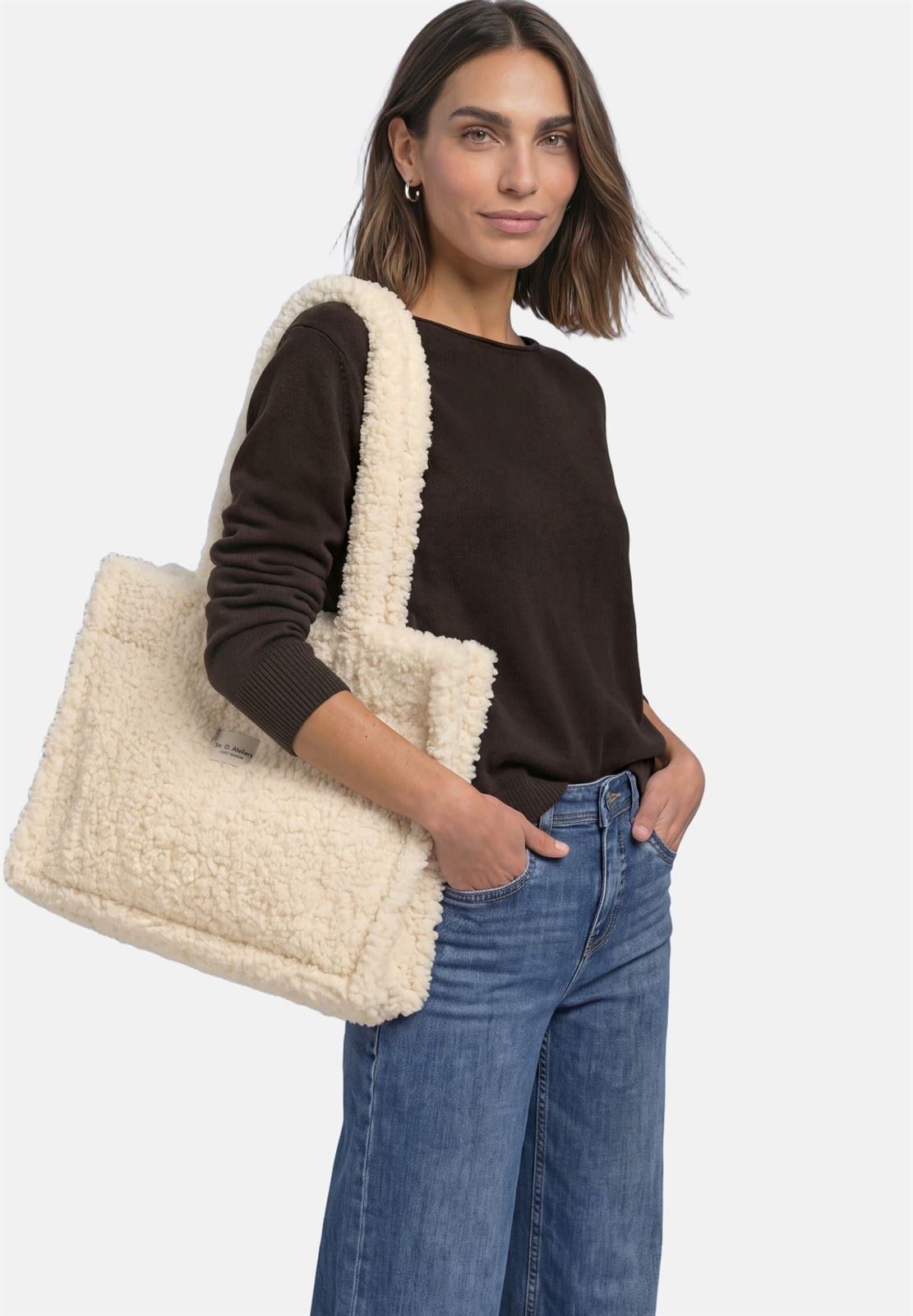 Bolso Street One Teddy Book Barley Beige 580862 16668 - Imagen 1