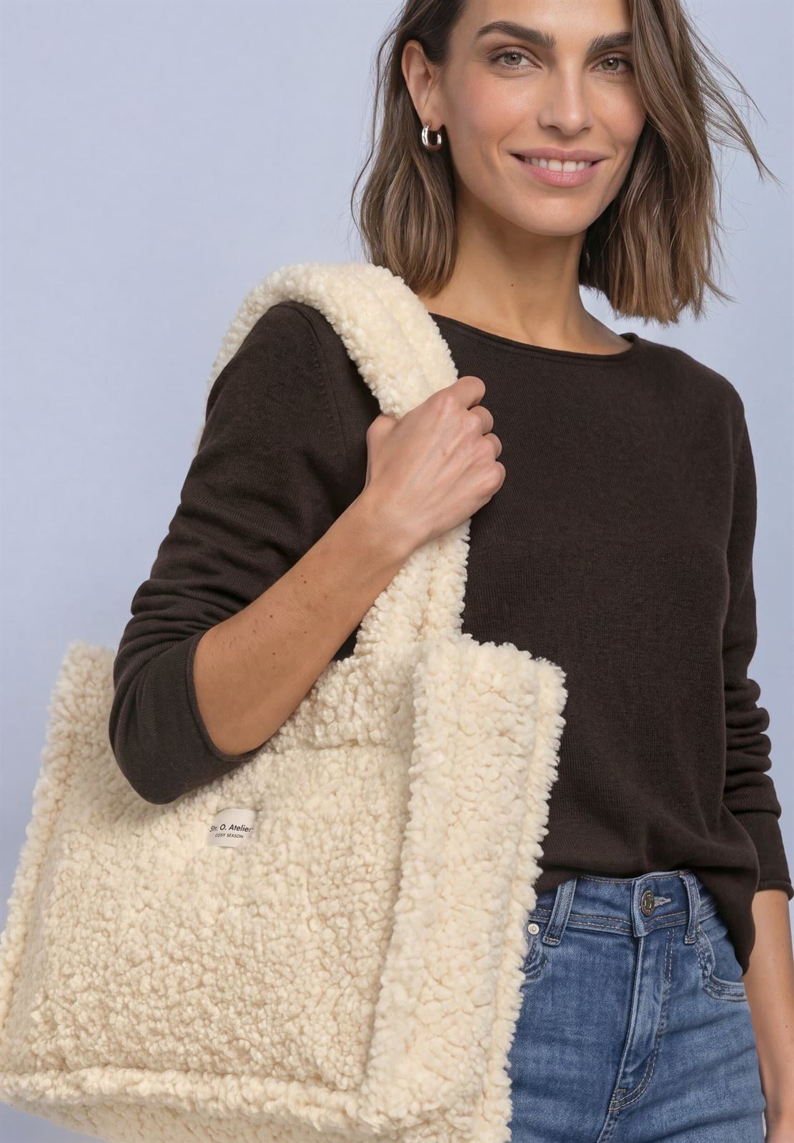 Bolso Street One Teddy Book Barley Beige 580862 16668 - Imagen 2