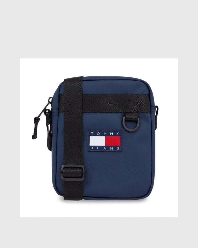 Bolso Tommy Jeans AM0AM11663C87 elev reporte twilight navy - Imagen 1