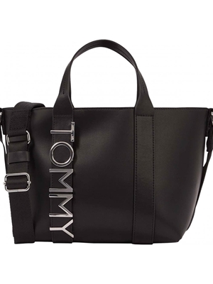 Bolso Tommy Jeans AW0AW17049 BDS negro - Imagen 1