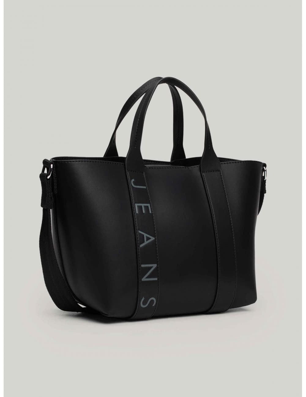 Bolso Tommy Jeans AW0AW17049 BDS negro - Imagen 6