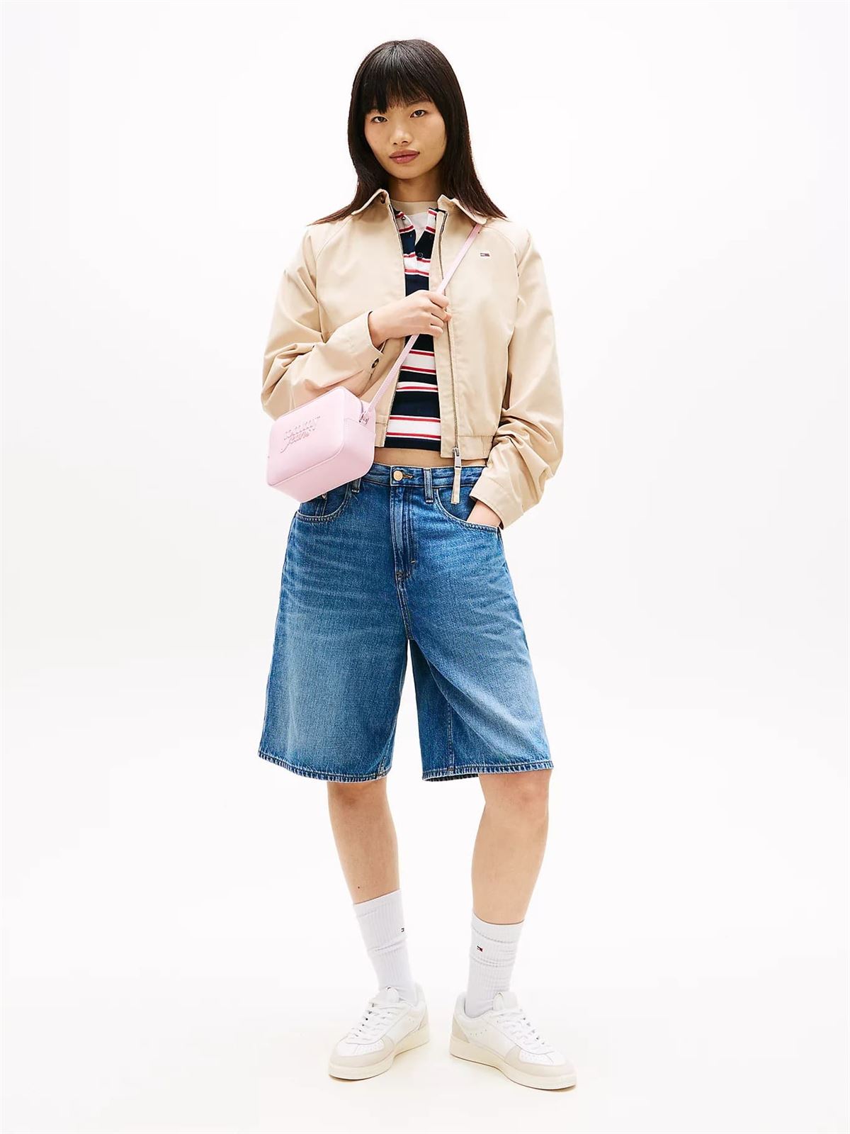 Bolso TOMMY JEANS AW0AW18451 TOP rosa - Imagen 5