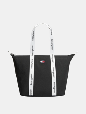 Bolso tote TOMMY JEANS AW0AW18461 BDS negro - Imagen 1