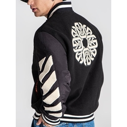 Bomber Gianni Kavanagh GKM006303 Black Patches Bomber Jacket - Imagen 2
