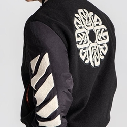 Bomber Gianni Kavanagh GKM006303 Black Patches Bomber Jacket - Imagen 2