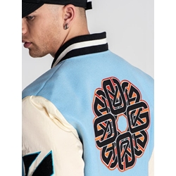Bomber Gianni Kavanagh GKM006326 Blue Patches Bomber Jacket - Imagen 2