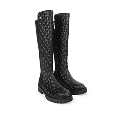 Bota Lola Casademunt con Mini Tachas y Cadena Negro LF2605001 - Imagen 1