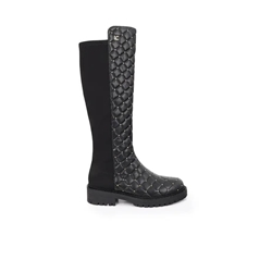 Bota Lola Casademunt con Mini Tachas y Cadena Negro LF2605001 - Imagen 2
