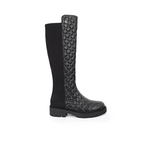 Bota Lola Casademunt con Mini Tachas y Cadena Negro LF2605001 - Imagen 2