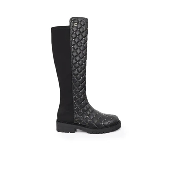 Bota Lola Casademunt con Mini Tachas y Cadena Negro LF2605001 - Imagen 2