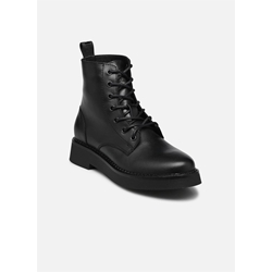 Botas Tommy Jeans TJW LACE UP FLAT BOOT black EN0EN02310 - Imagen 1