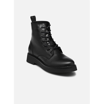 Botas Tommy Jeans TJW LACE UP FLAT BOOT black EN0EN02310 - Imagen 1