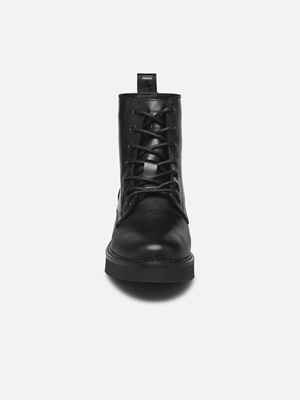 Botas Tommy Jeans TJW LACE UP FLAT BOOT black EN0EN02310 - Imagen 2