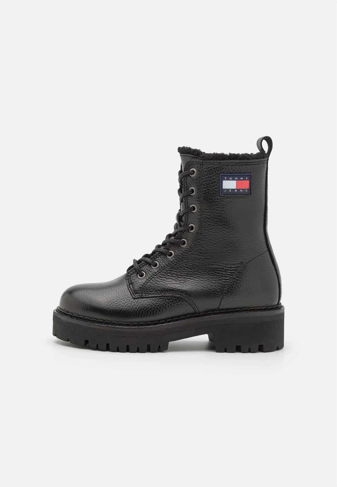 Botas Tommy Jeans TJW URBAN BOOT TUMBL black - Imagen 1