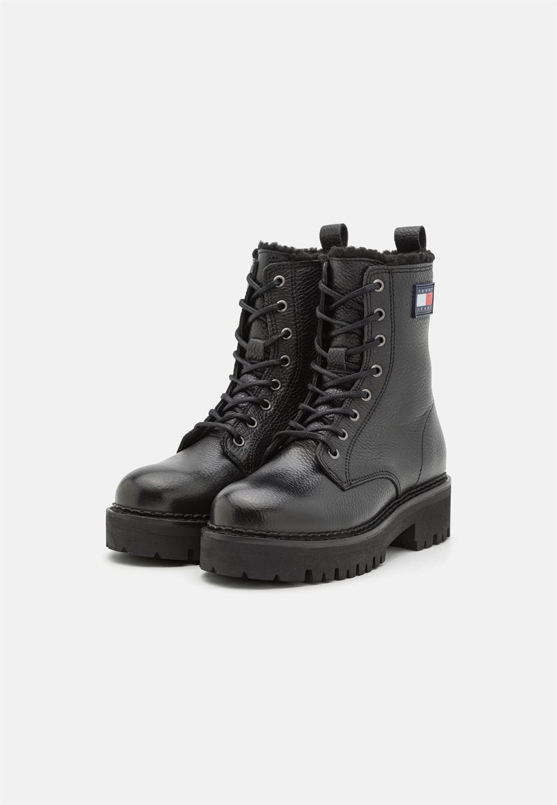 Botas Tommy Jeans TJW URBAN BOOT TUMBL black - Imagen 3