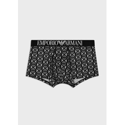 Boxer Emporio Armani 111290 3R535 06121 aquile nero/bianco - Imagen 1