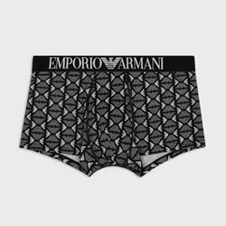 Boxer Emporio Armani 111290 3R535 06121 aquile nero/bianco - Imagen 1