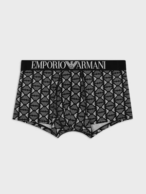Boxer Emporio Armani 111290 3R535 06121 aquile nero/bianco - Imagen 1
