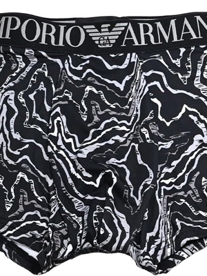 Bóxer Emporio Armani 111290 4R535 35021 graphic nero - Imagen 1