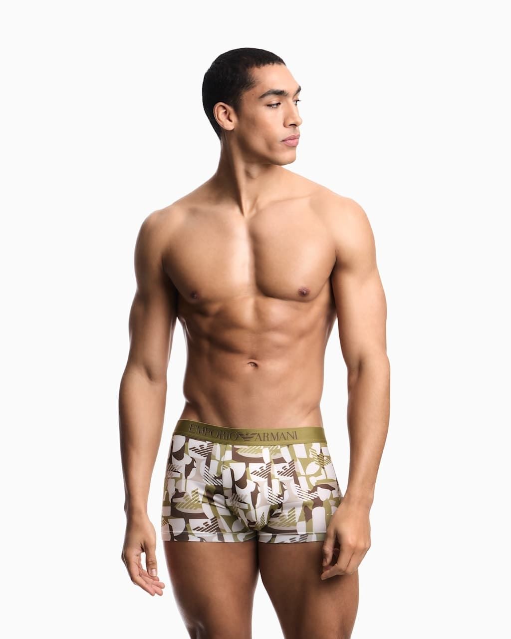 Boxer microfibra EMPORIO ARMANI EM000232 AF25041 F7009 moss eagle - Imagen 2